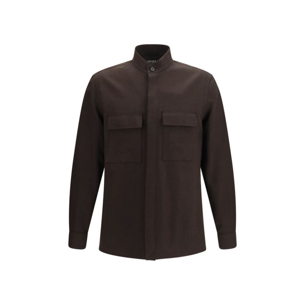 Zegna Men Oasi Linen Shirt